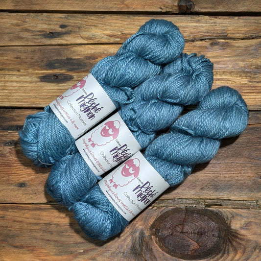 Collection Momoah - Worsted bébé alpaga soie et cachemire - Abysse