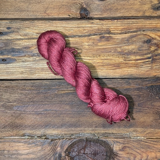 Fingering Mérinos Soie lavable - Rouge