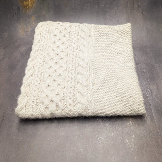 Fil à tricoter DK - Nebula - Bébé alpaga et coton - Eau de rose