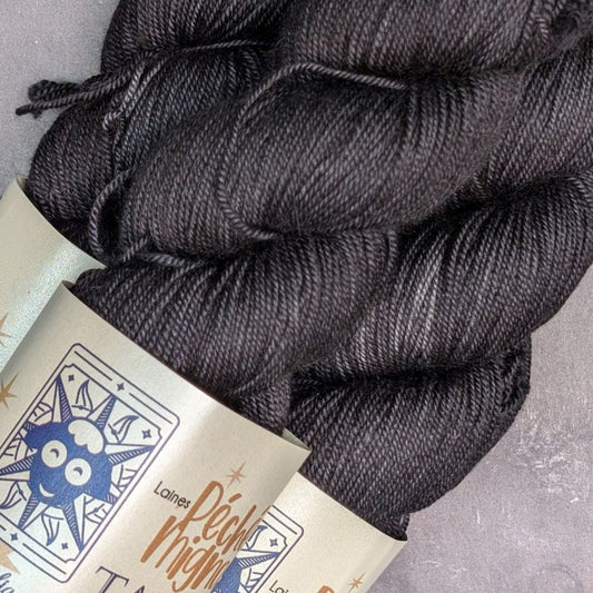 Tarot - Laine DK Mérinos yak et soie - Black Magick