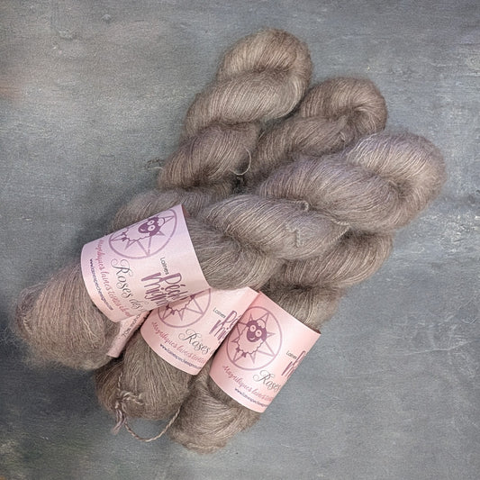 Écheveau à l'unité - Lace Mohair - Bois de rose