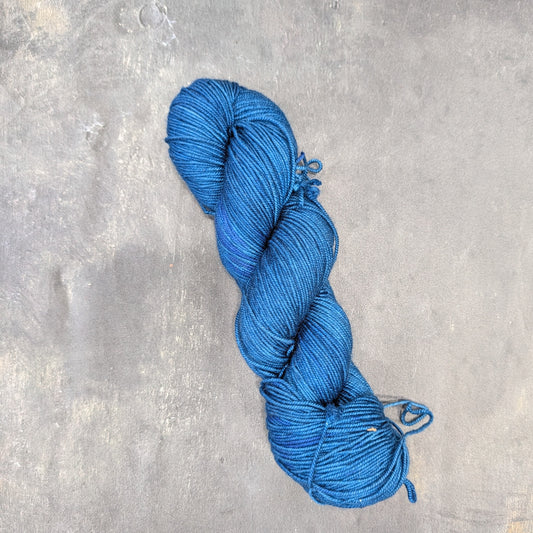 Light DK/Sport - Fil de Mérinos Soie Non Traitée - Bleu