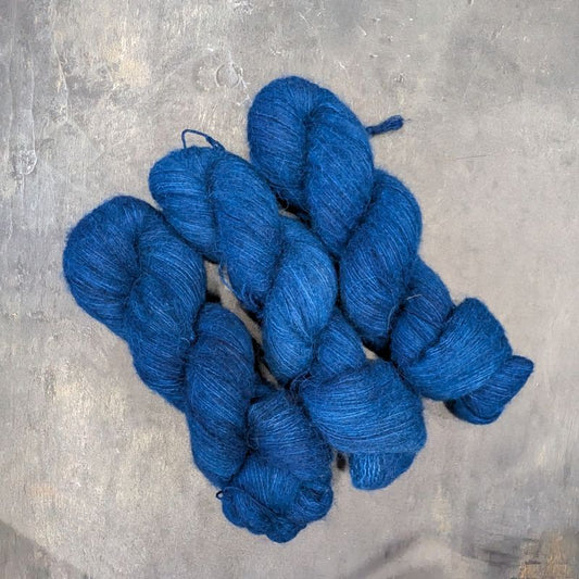 Lace Bébé Alpaga Yak Soie - Bleu royal