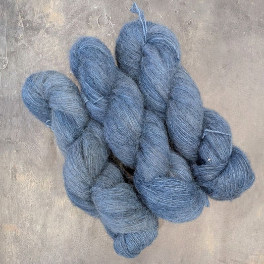 Lace Bébé Alpaga Yak Soie - Lune bleue