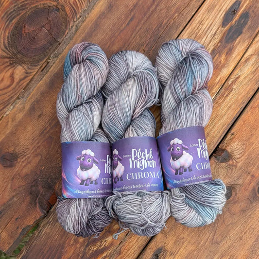 Chroma - Labradorite - Fingering Mérinos Nylon classique