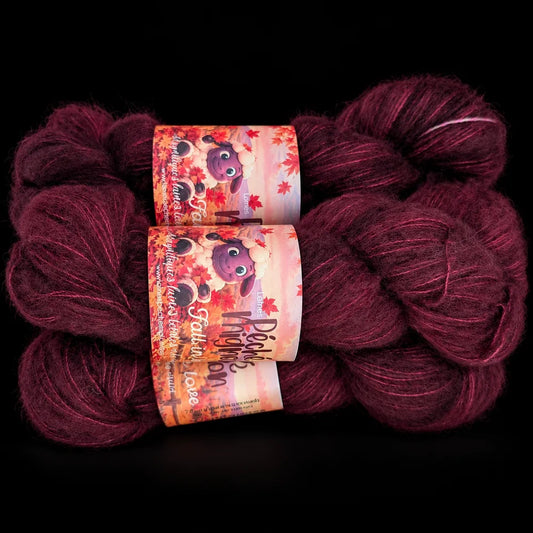 Vendanges — Cumulus — faux Suri (Lace mérinos et soie)
