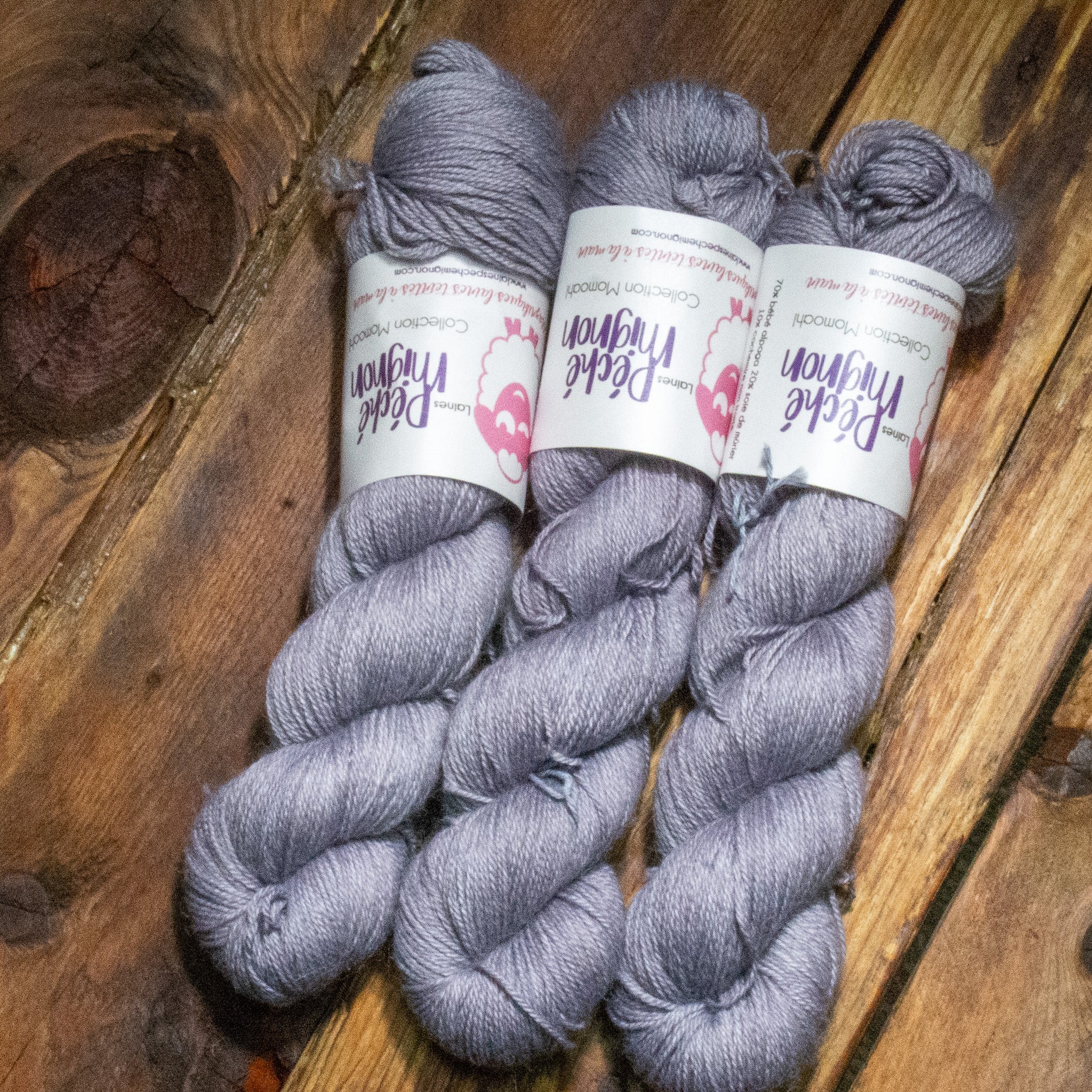 Collection Momoah  Bébé alpaga soie et cachemire - Iris