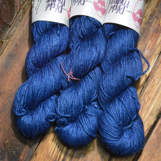 Collection Momoah - DK Bébé alpaga soie et cachemire - Bleu nuit