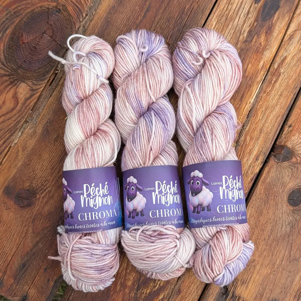 Chroma - Fleur d'améthyste - DK Stellina iridescente