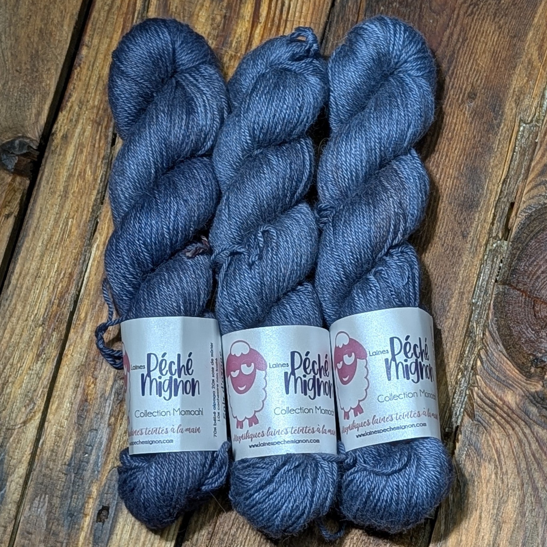 Momoah Collection - DK baby alpaca silk and cashmere - Stormy Evening