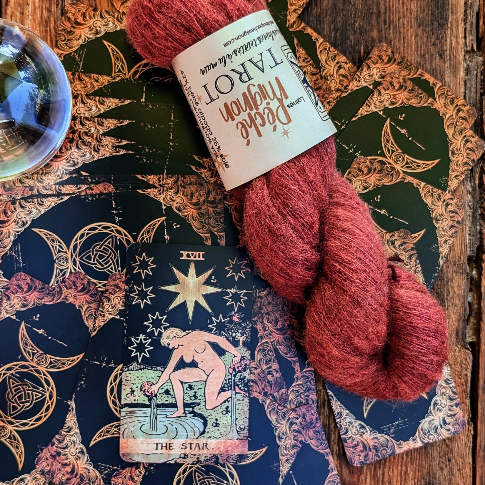 Tarot - Laine Lace bébé alpaga yak et soie - L'étoile