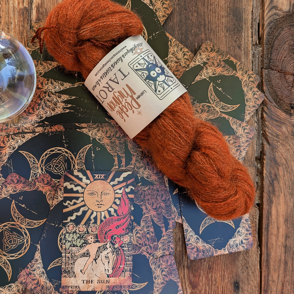 Tarot - Laine Lace bébé alpaga yak et soie - Le soleil