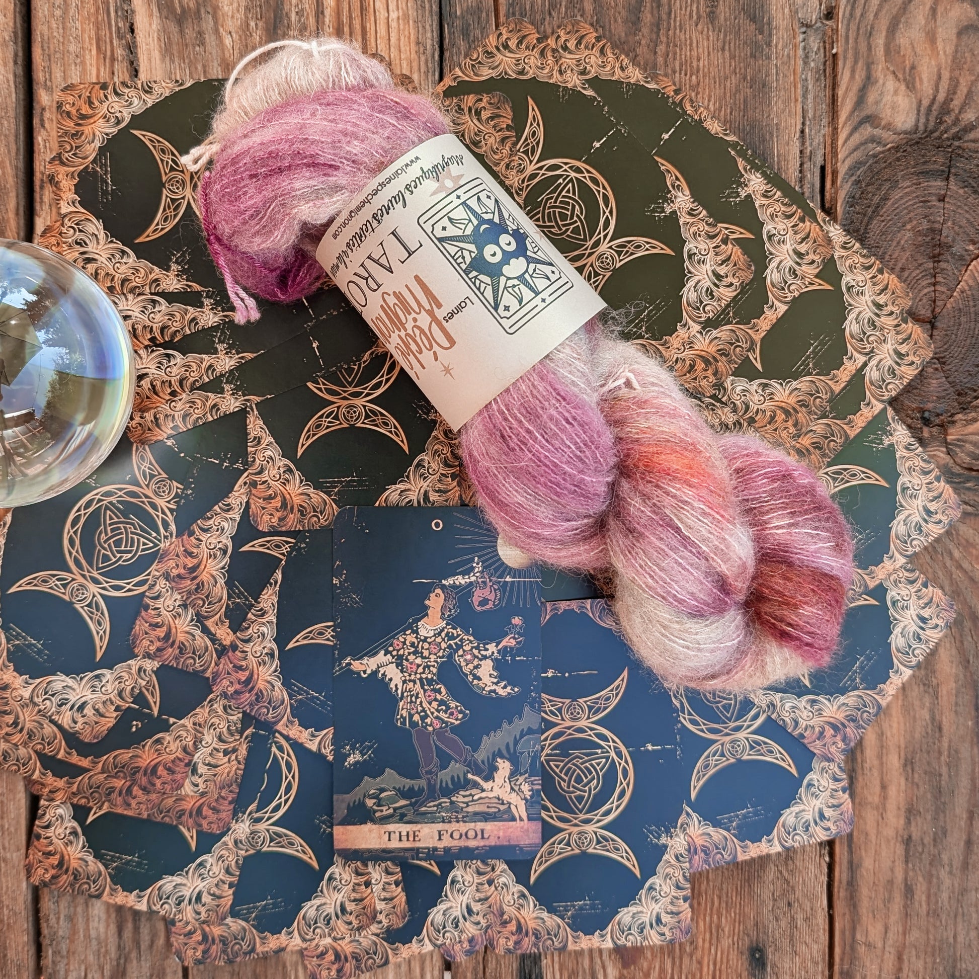 Tarot - Laine Lace bébé alpaga yak et soie - Le fou