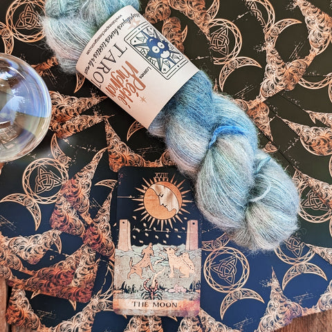 Kit Osko par Nathalie Bergeron - Tarot - Laine Lace Suri bébé alpaga yak et soie