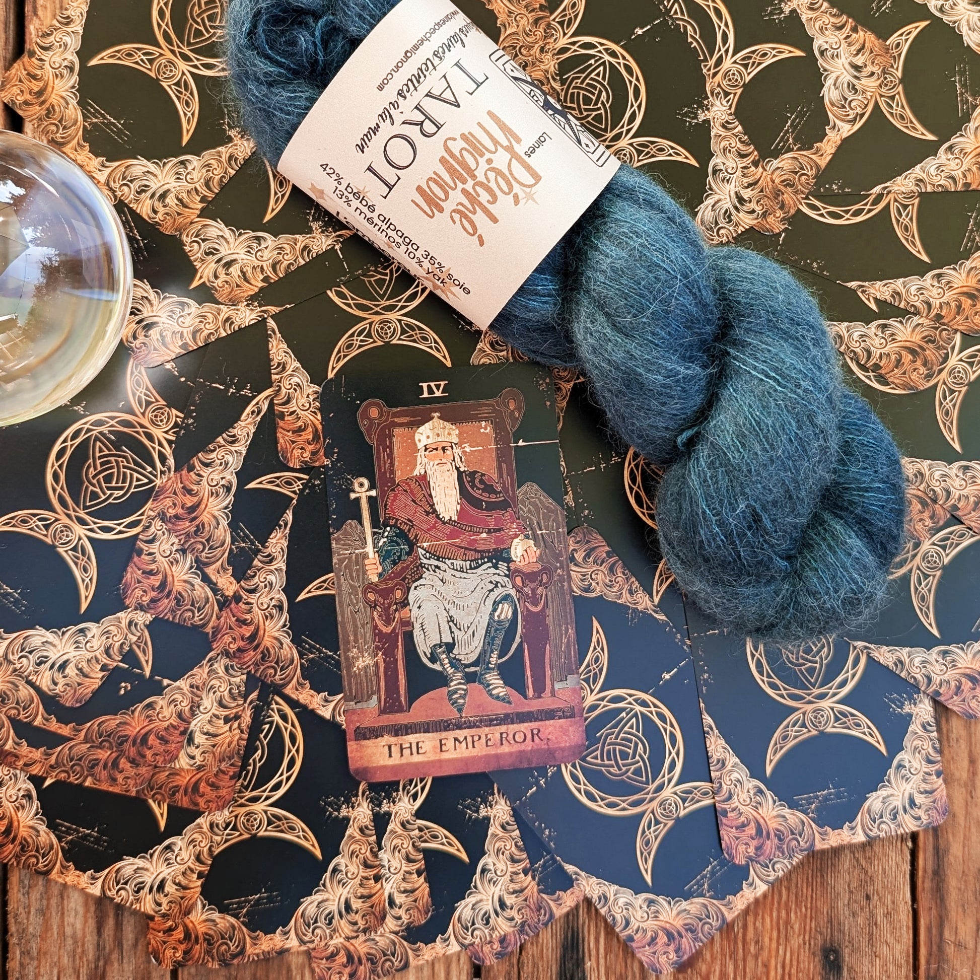 Tarot - Laine Lace bébé alpaga yak et soie - L'empereur