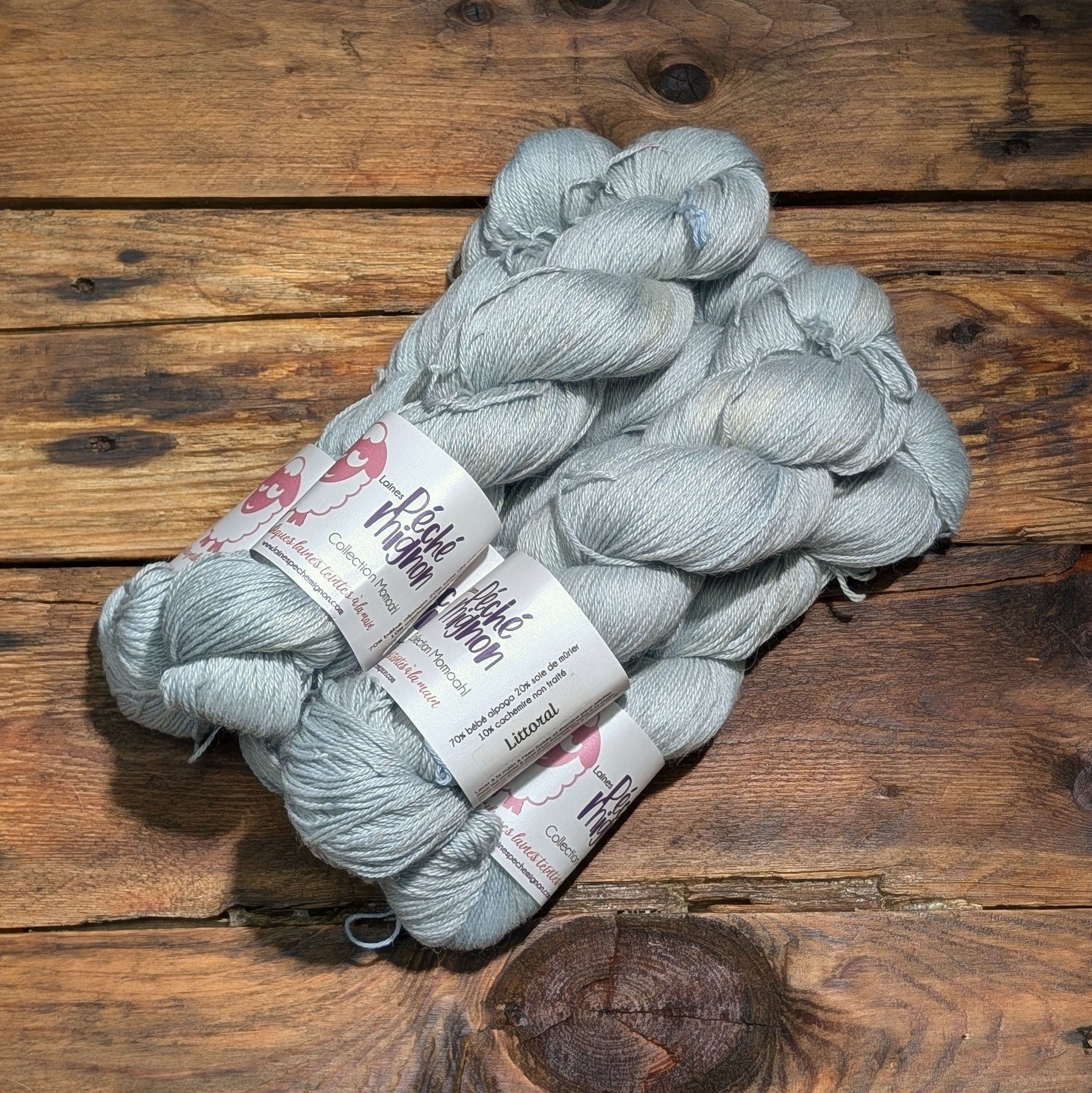 Momoah - DK bébé alpaga soie et cachemire - Littoral