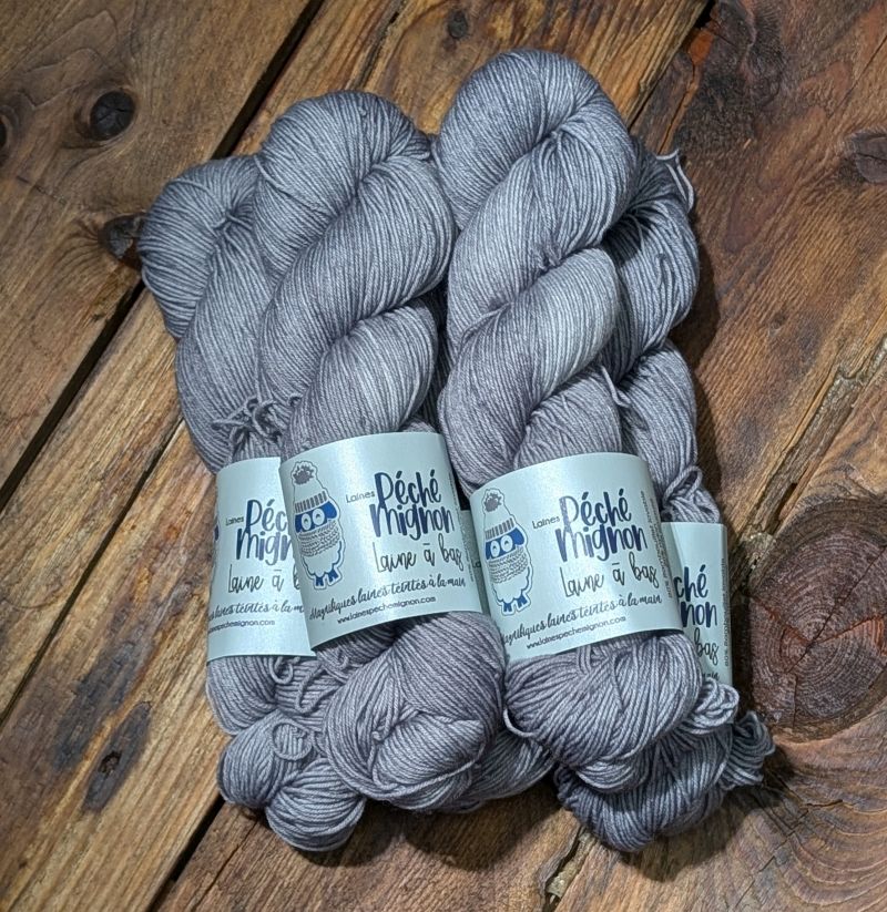 Laine à chaussette - Fingering Rambouillet nylon lavable - Exclusivité - Cymbidium