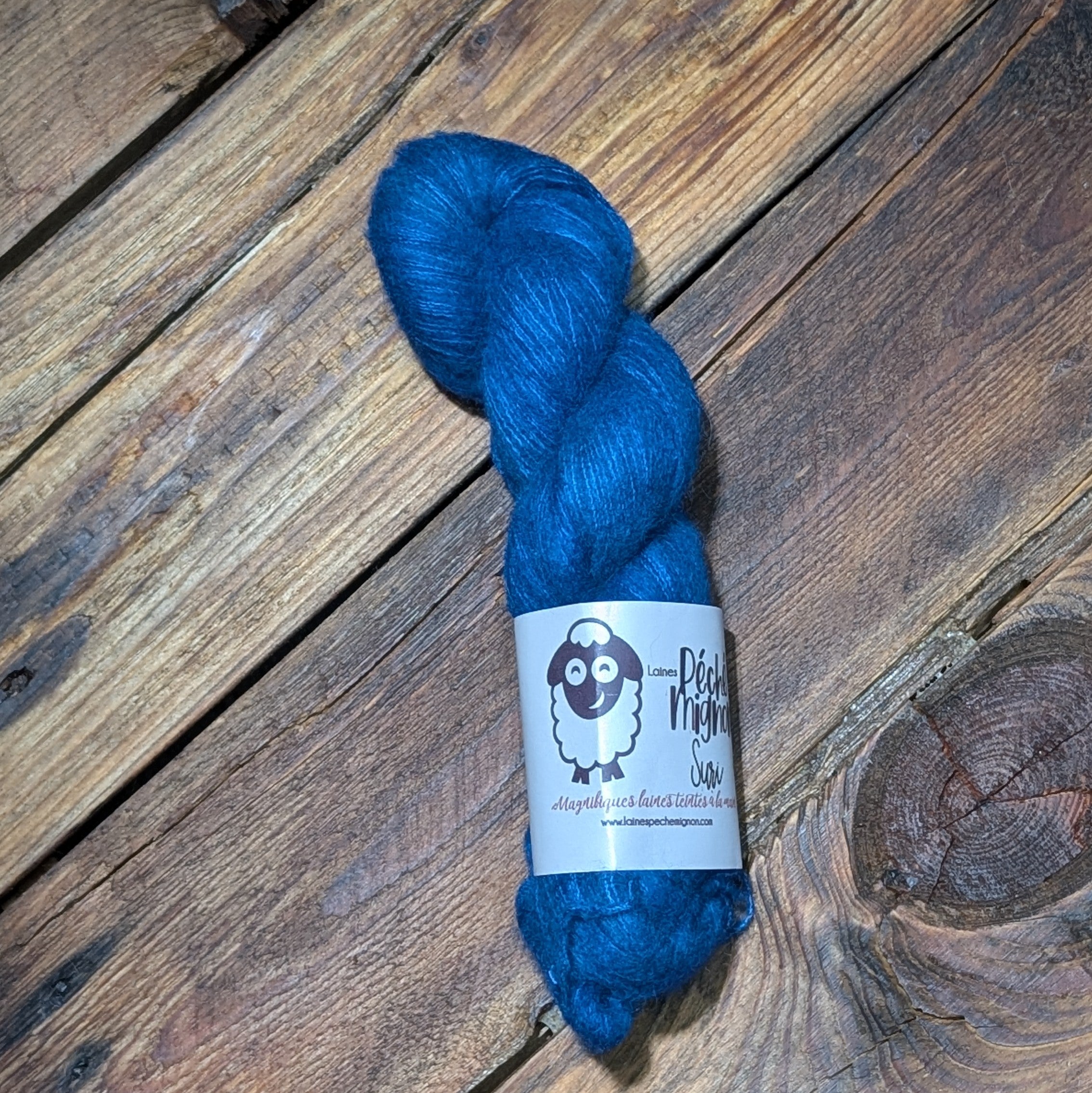 Écheveau à l'unité - Suri bébé alpaga, cachemire et soie - Muscari