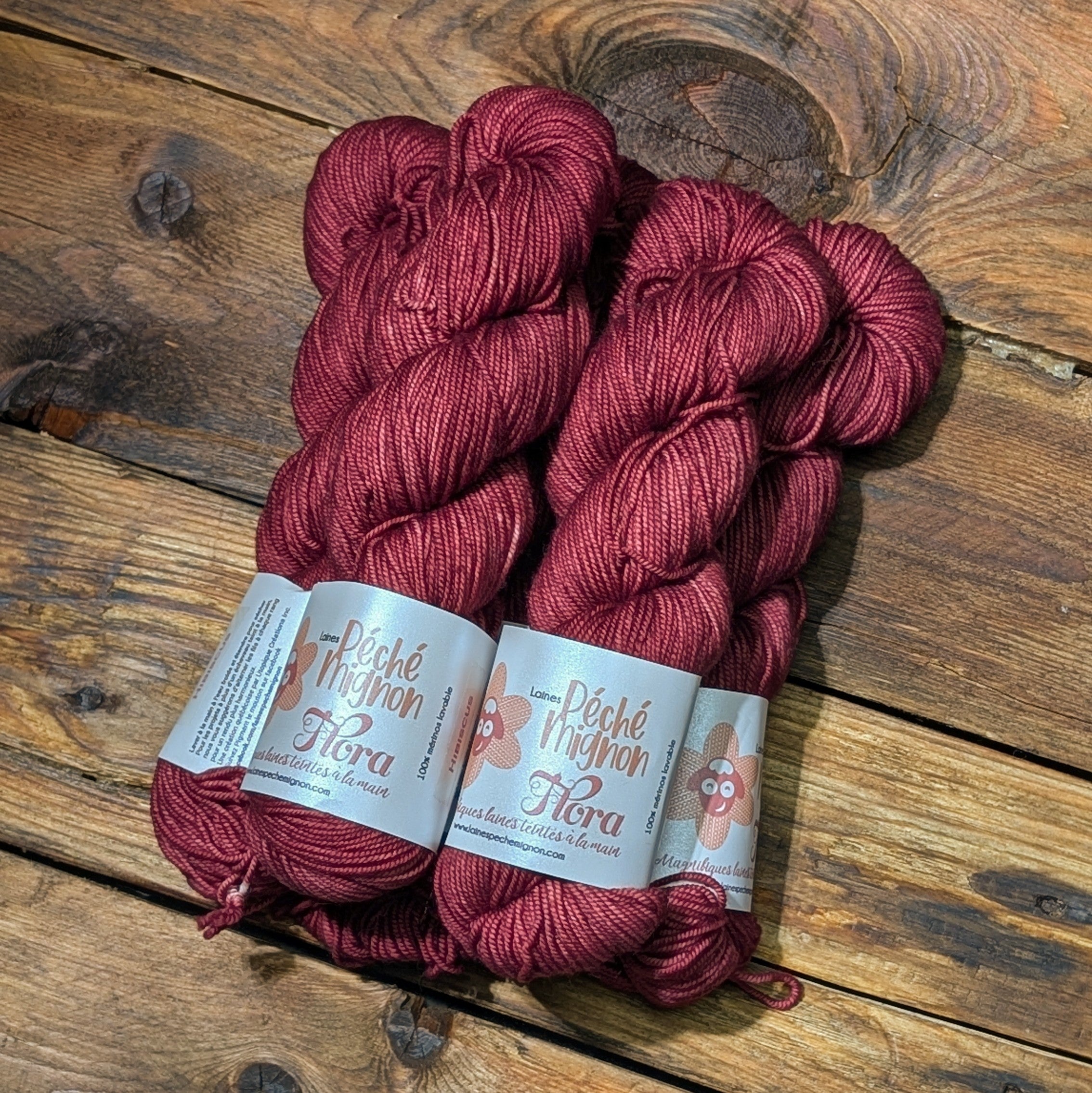 Écheveau à l'unité - DK mérinos - Hibiscus