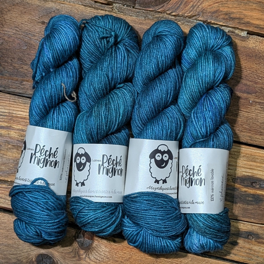 Écheveau à l'unité - DK mérinos - Turquoise