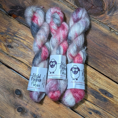 Écheveau à l'unité - Lace Mohair - Moulin rouge