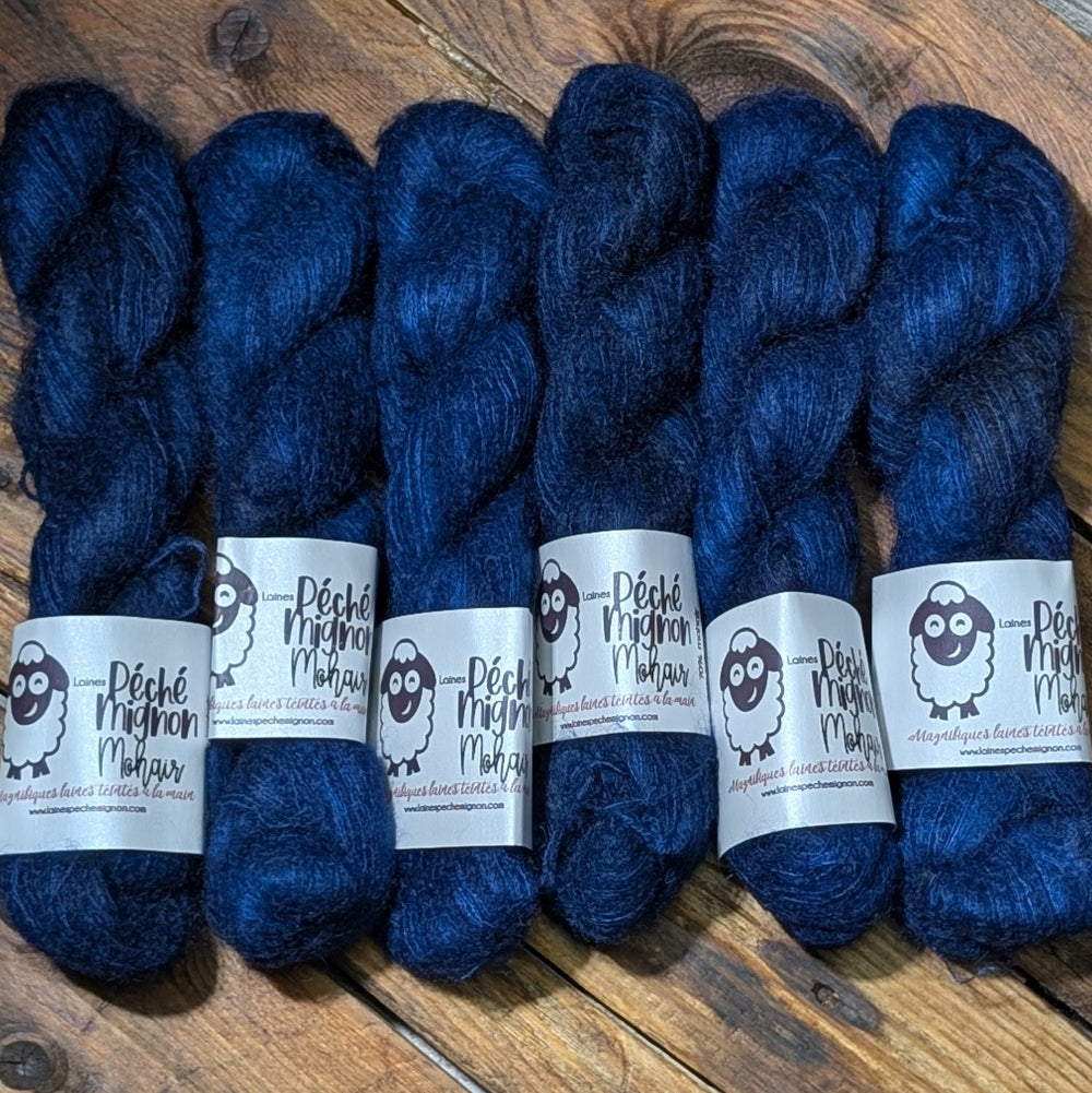 Écheveau à l'unité - Lace Mohair - Amiral