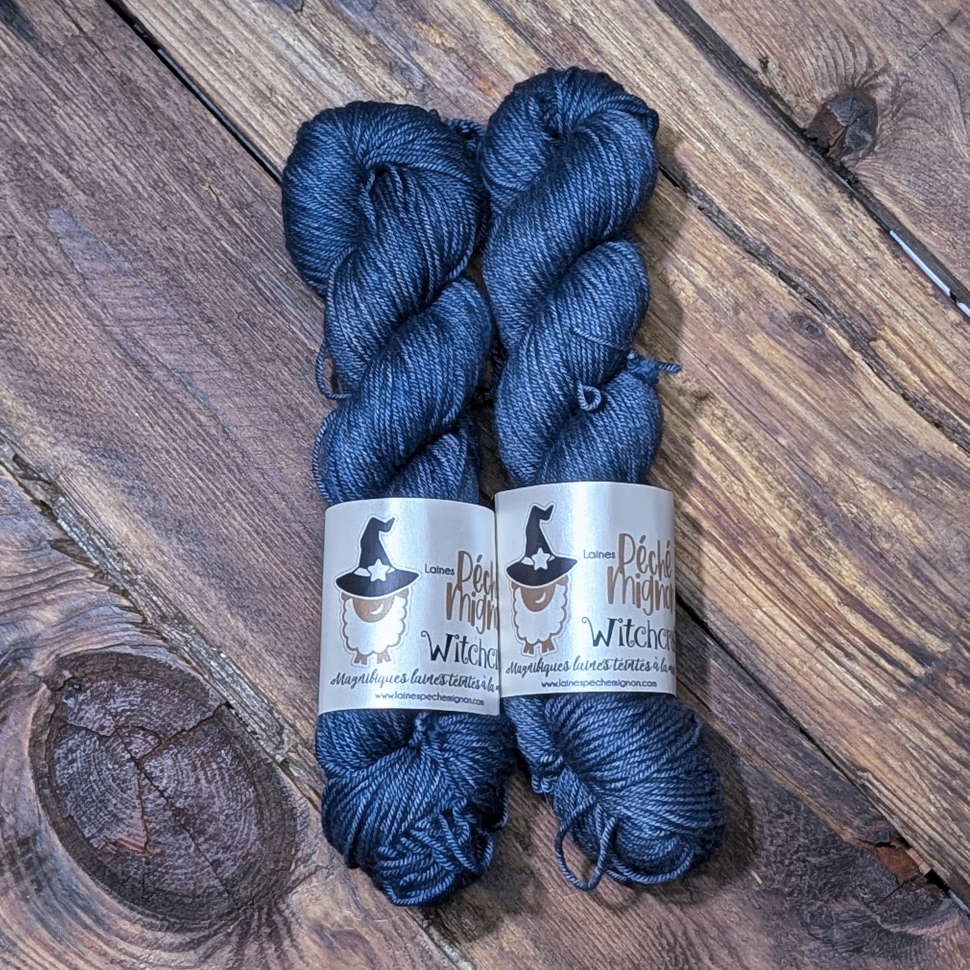 Duo d'écheveaux - DK mérinos yak soie - Lune bleue