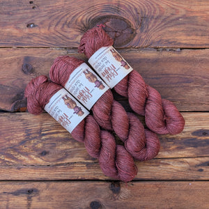 Laine Fingering mérinos yak lin superwash - Jardin des rêves - Fée du marais