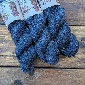 Laine Fingering mérinos yak lin superwash - Jardin des rêves - Pétales de lune