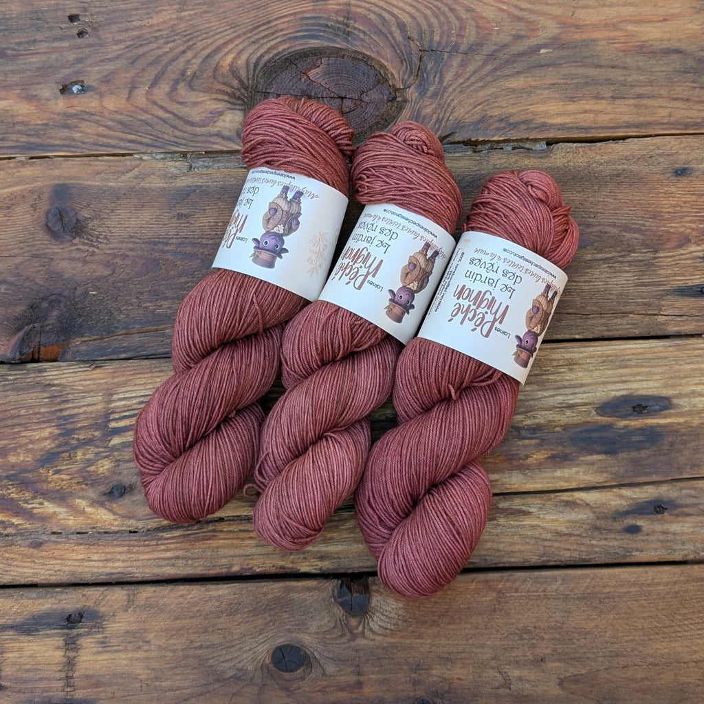 Laine Fingering Rambouillet Nylon superwash - Jardin des rêves - Fée du Marais