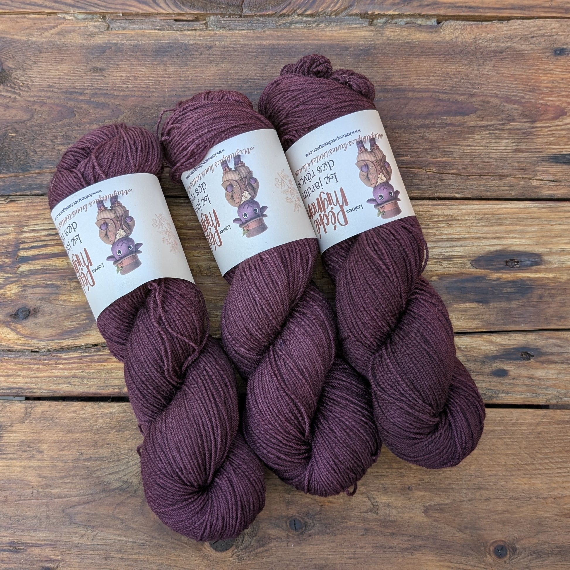Laine Fingering Rambouillet Nylon superwash - Jardin des rêves - Vesperine