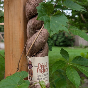 Laine Fingering mérinos yak lin superwash - Jardin des rêves - Aurore