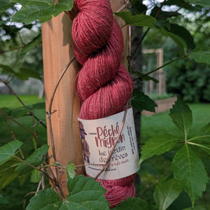 Laine Fingering mérinos lin non-traité - Jardin des rêves - Fée du Marais