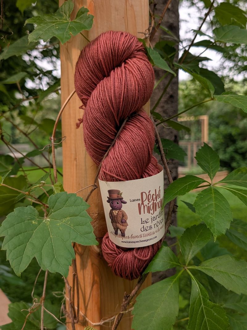 Laine Fingering Rambouillet Nylon superwash - Jardin des rêves - Fée du Marais