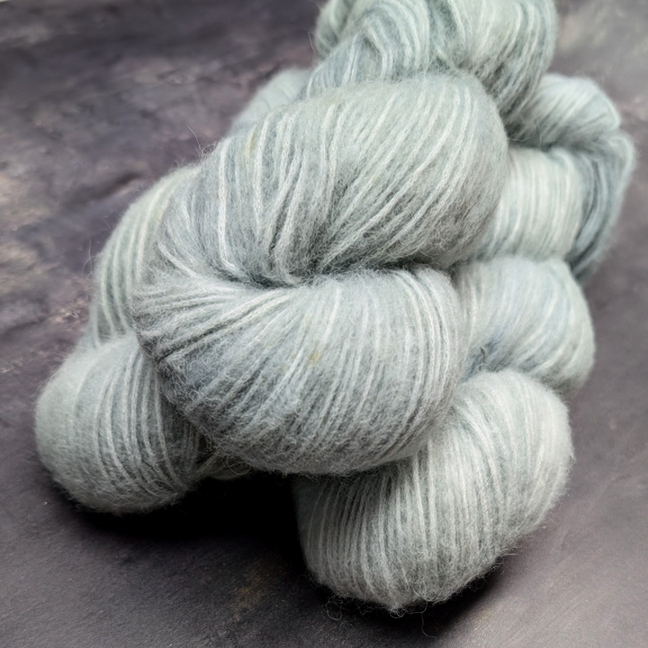 Fil à tricoter DK - Nebula - Bébé alpaga et coton - Écume de mer