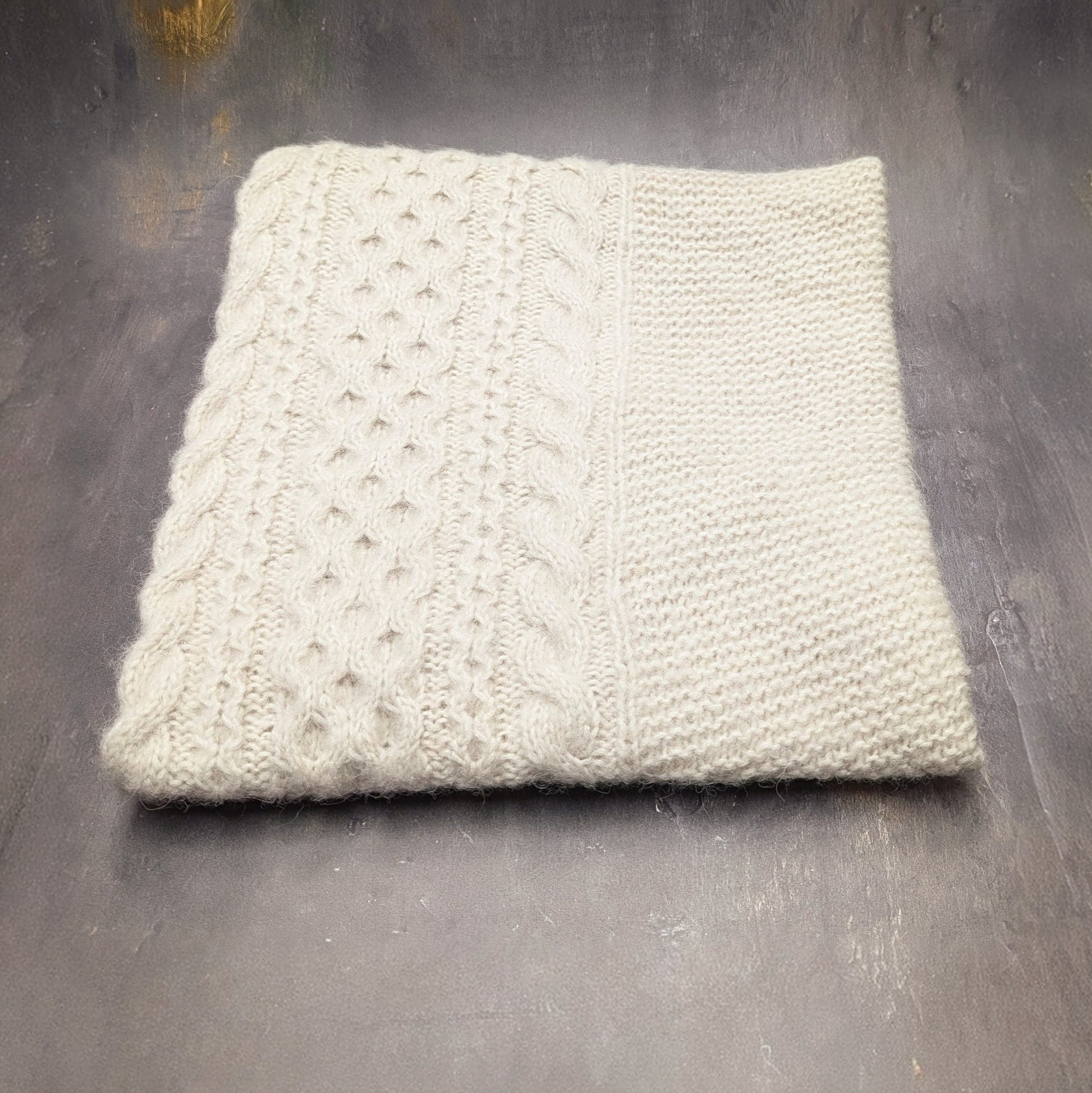 Fil à tricoter DK - Nebula - Bébé alpaga et coton - Eau de rose