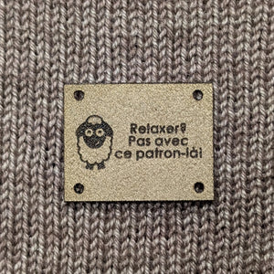 Ensemble d'étiquettes à tricot Pigment le farceur - série 2