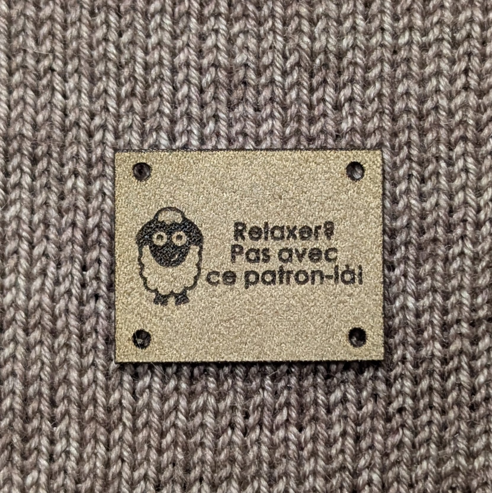 Ensemble d'étiquettes à tricot Pigment le farceur - série 2