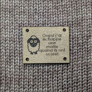 Ensemble d'étiquettes à tricot Pigment le farceur - série 2