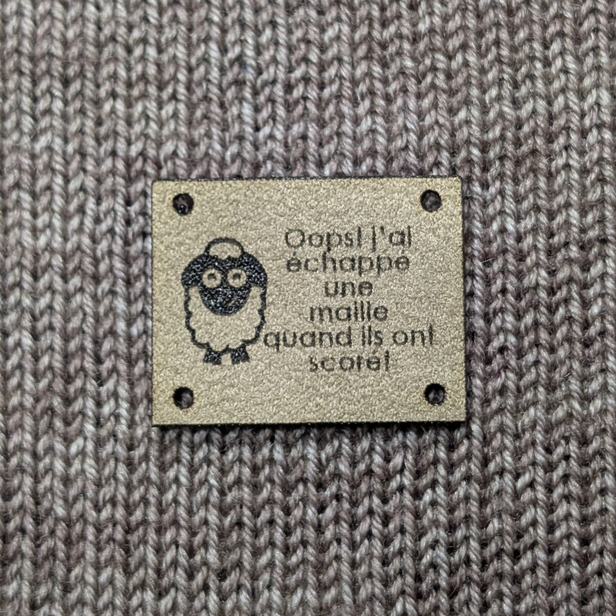 Ensemble d'étiquettes à tricot Pigment le farceur - série 2