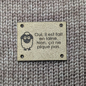 Ensemble d'étiquettes à tricot Pigment le farceur - série 2