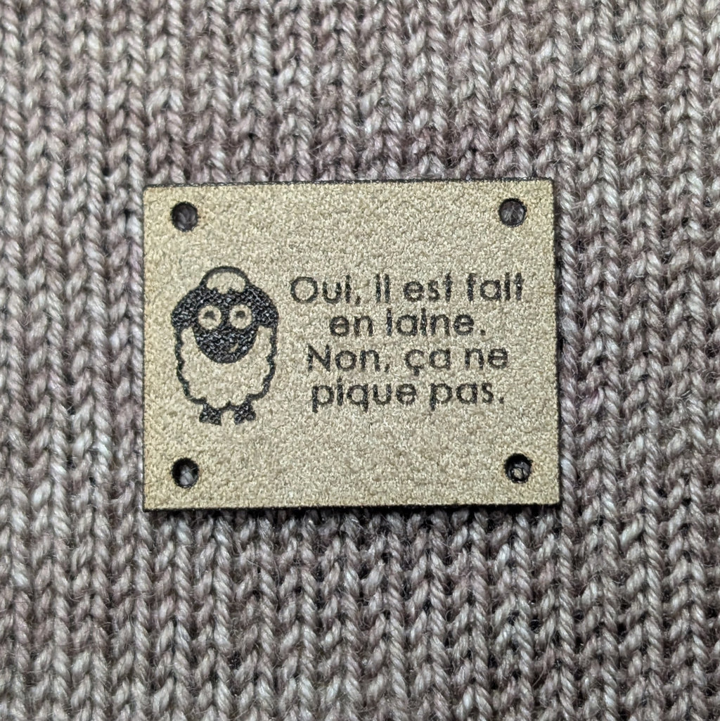 Ensemble d'étiquettes à tricot Pigment le farceur - série 2