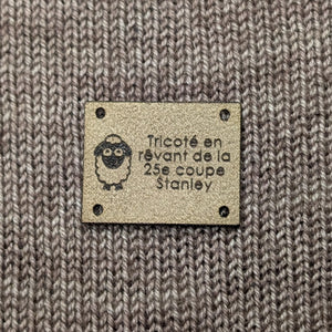 Ensemble d'étiquettes à tricot Pigment le farceur - série 2