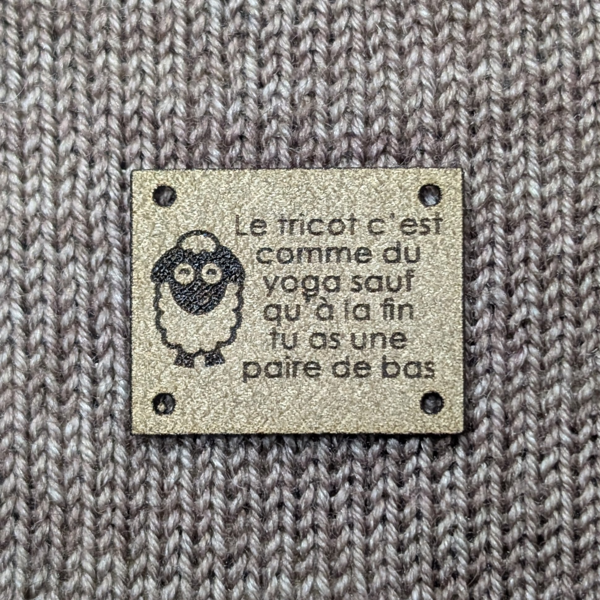 Ensemble d'étiquettes à tricot Pigment le farceur - série 2