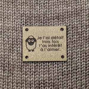 Ensemble d'étiquettes à tricot Pigment le farceur - série 2