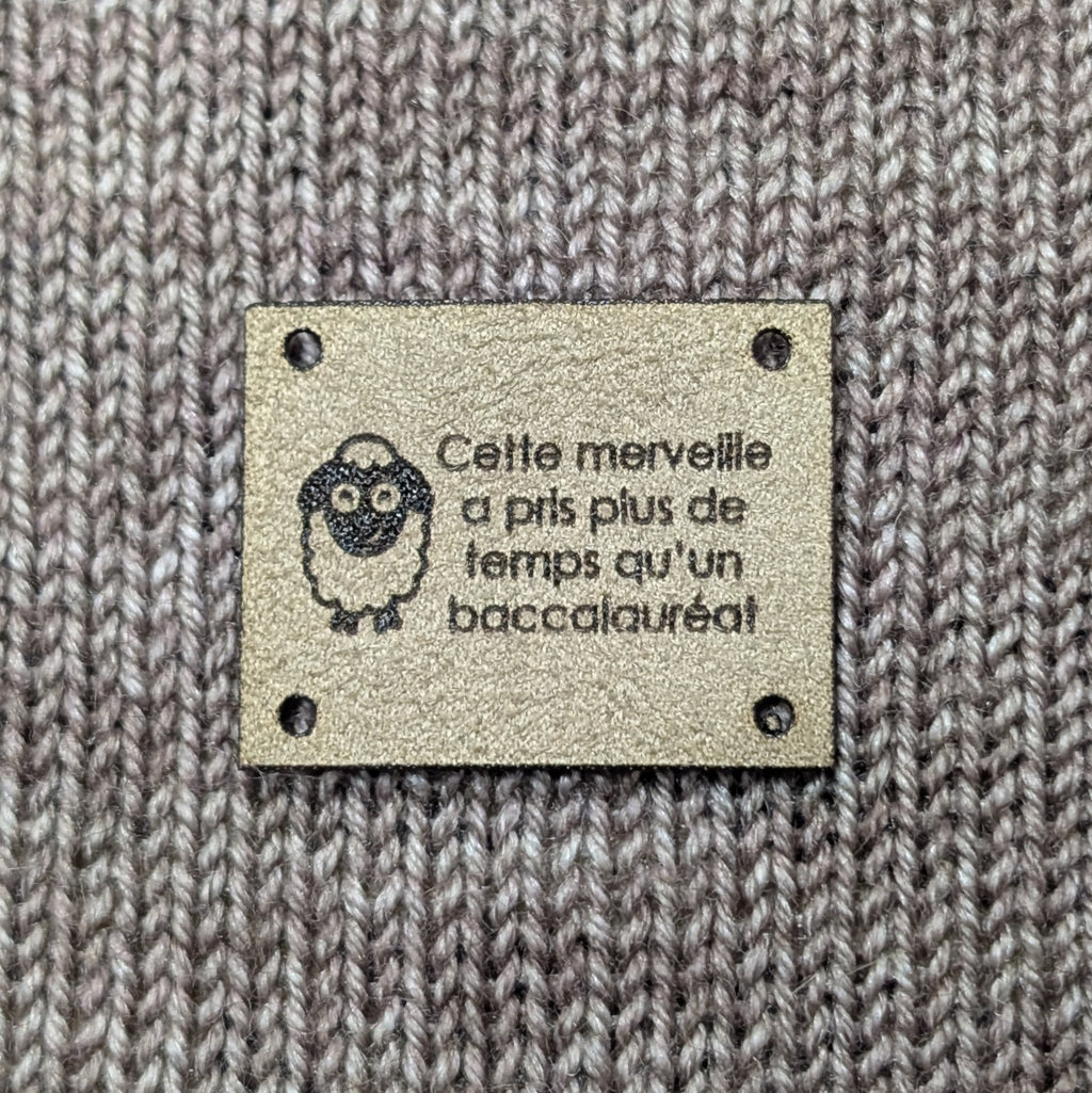 Ensemble d'étiquettes à tricot Pigment le farceur - série 4
