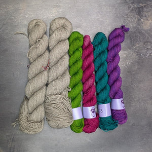 Kit “Influx Socks” de Noël – Patron & Laine Mérinos Yak Nylon