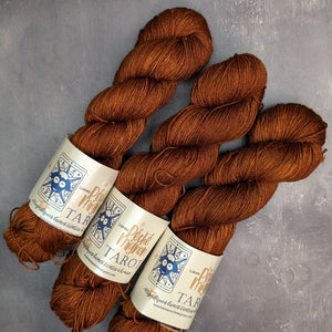 Tarot - Laine Fingering Mérinos yak et soie - Le soleil