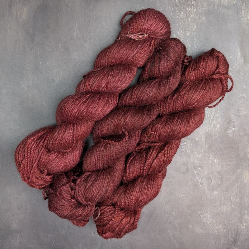 Momoah Collection - DK baby alpaca silk and cashmere - Black Raspberry