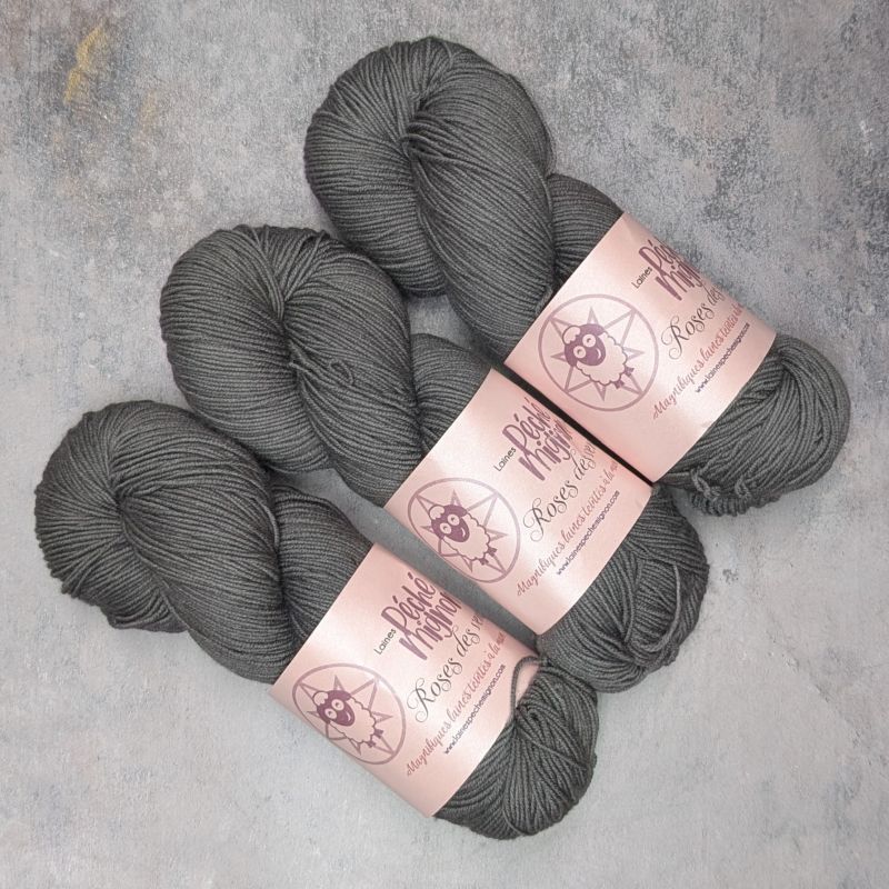 Laine à bas - mérinos et nylon Superwash – Fingering - Pénombre